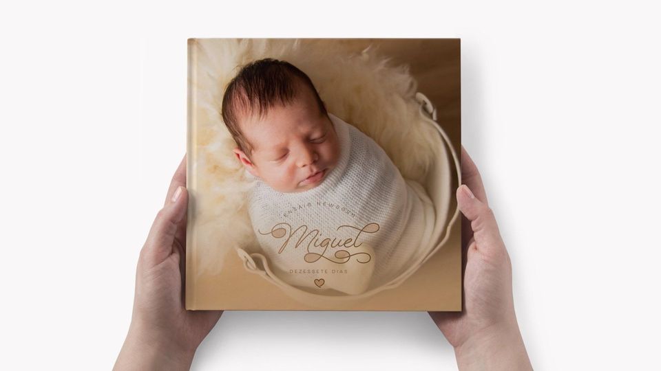 Design de álbum newborn | Miguel
