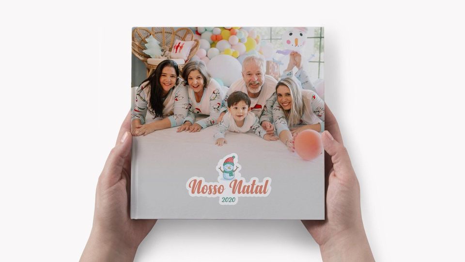 Design de álbum de ensaio | Silvia e família