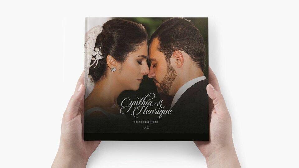 Design de álbum de casamento | Cynthia e Henrique