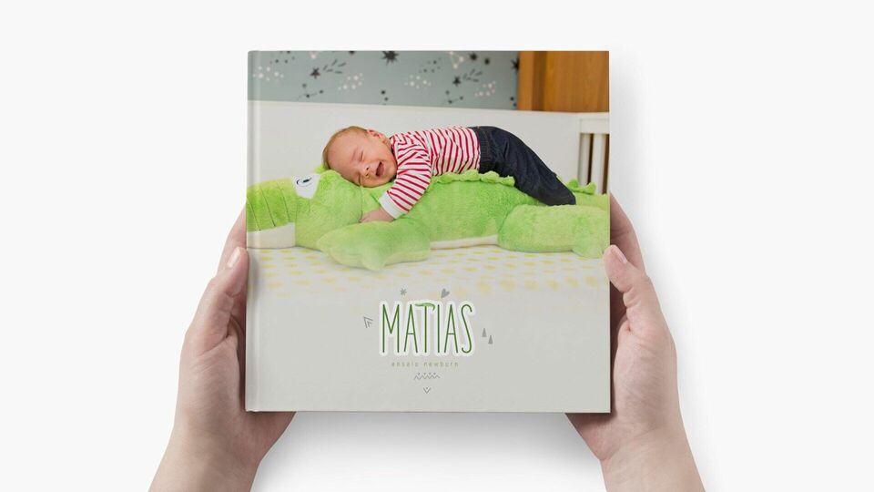 Design de álbum newborn | Matias