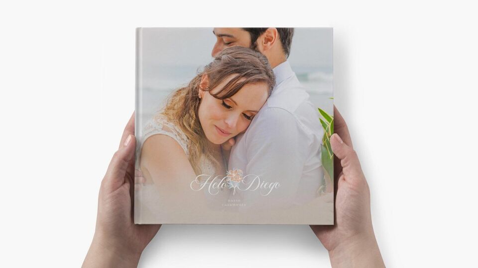 Design de álbum de casamento | Helô e Diego