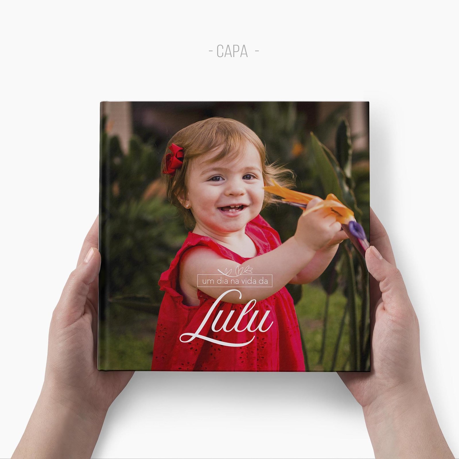 Design de álbum de ensaio | um dia na vida da Lulu