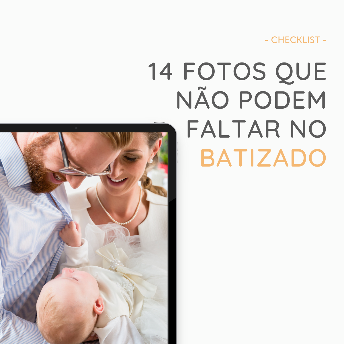Checklist - fotos do batizado